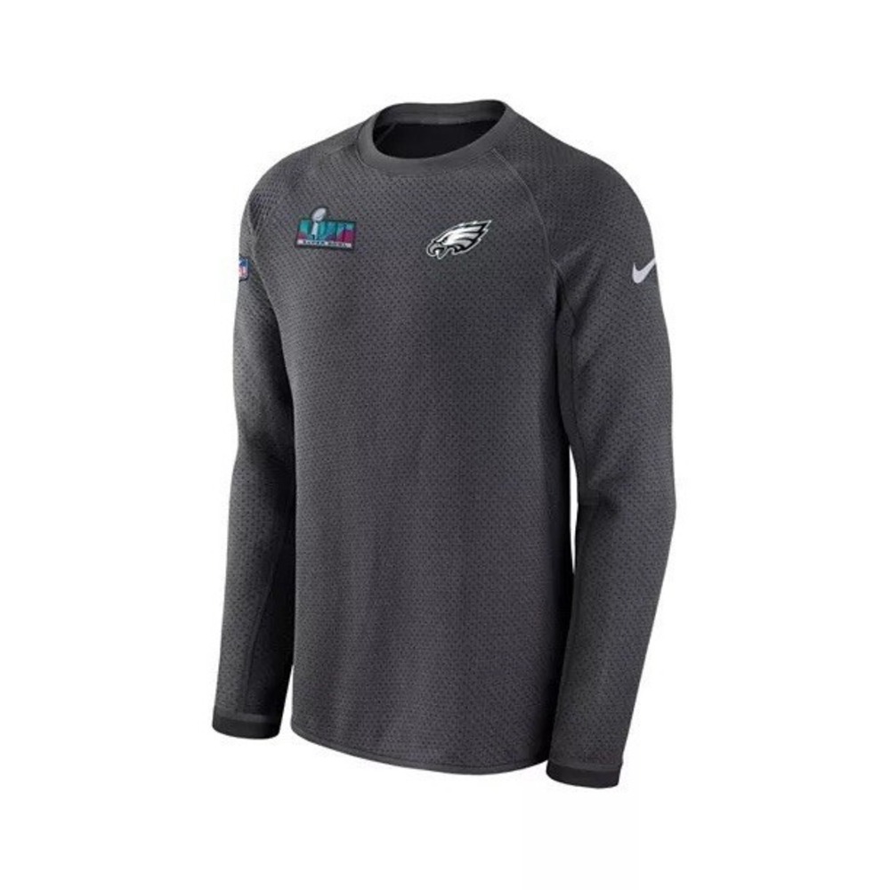 Nike Philadelphia Eagles Super Bowl 57 LVII Media Day Sweatshirt‎ Therma Fit S